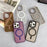 For iPhone 16 Pro Max Case Compatible with MagSafe TPU + Acrylic Phone Back Cover Diamond Texture - Grey - 7
