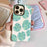For iPhone 15 Pro Case Stylish Plant Pattern Shockproof PC + TPU Phone Back Cover - DS99 - 2