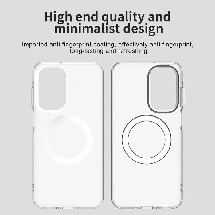 For Samsung Galaxy A26 5G Magnetic Case Anti Drop Hybrid Phone Back Cover - White - 6