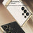 GKK For Samsung Galaxy S23 Ultra Case Electroplated PC + PU Phone Shell with Kickstand - Black - 4