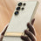 GKK For Samsung Galaxy S23 Ultra Case Electroplated PC + PU Phone Shell with Kickstand - Black - 6
