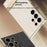 GKK For Samsung Galaxy S24 Ultra Case Electroplated PC + PU Phone Shell with Kickstand - Black - 4