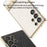 GKK For Samsung Galaxy S25 Ultra Case Electroplated PC + PU Phone Shell with Kickstand - Black - 3