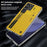 GKK For Samsung Galaxy S25 Ultra Case PC+TPU Protective Phone Cover AG Phantom Design - Yellow - 4