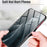 For Samsung Galaxy S25 Case TPU + PC Matte Anti Drop Phone Back Cover - Black - 3