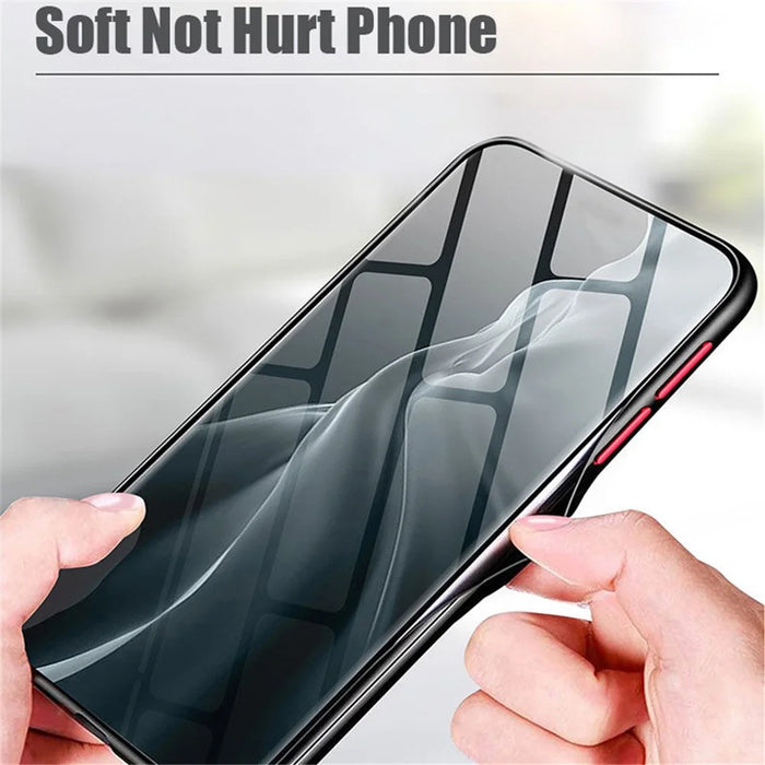 For Samsung Galaxy S25 Case TPU + PC Matte Anti Drop Phone Back Cover - Black - 3