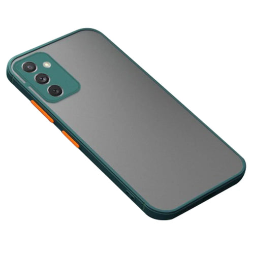 For Samsung Galaxy A16 5G  /  4G Case TPU + PC Matte Anti Drop Phone Back Cover - Midnight Green - 1