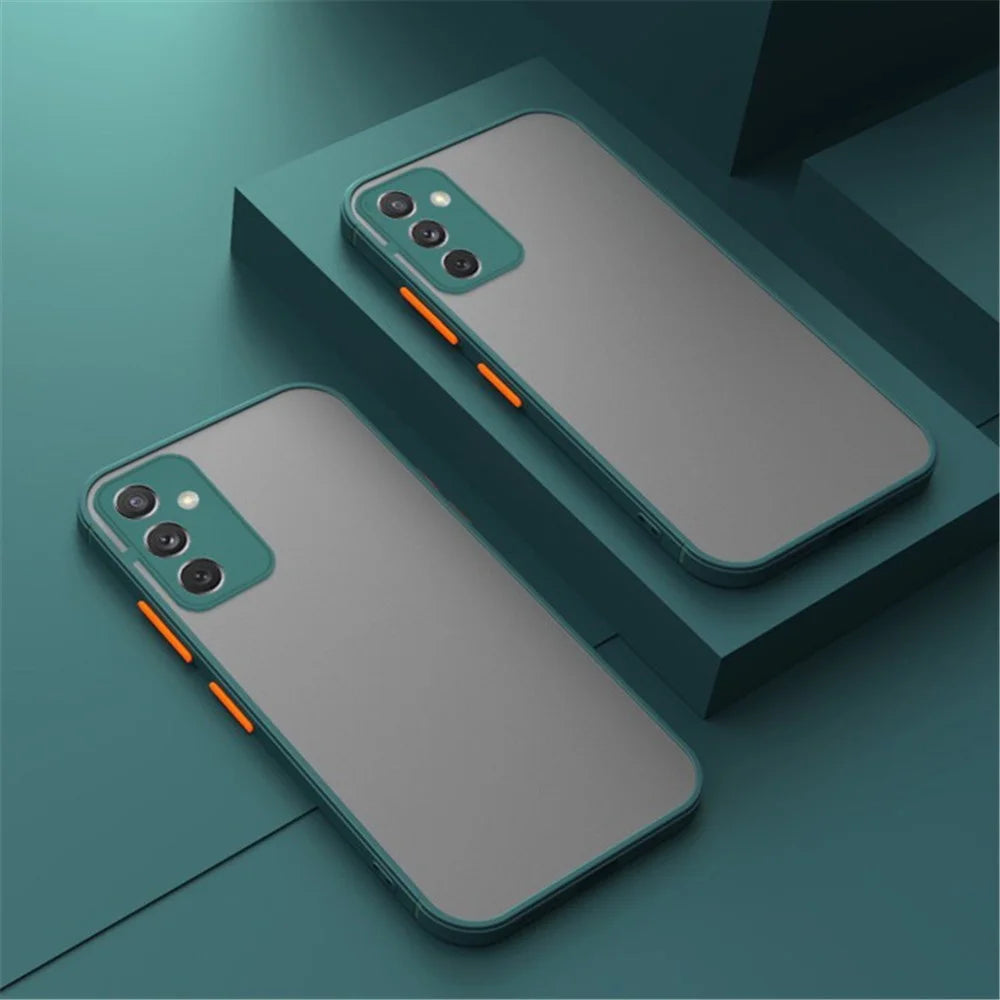 For Samsung Galaxy A16 5G  /  4G Case TPU + PC Matte Anti Drop Phone Back Cover - Midnight Green - 3