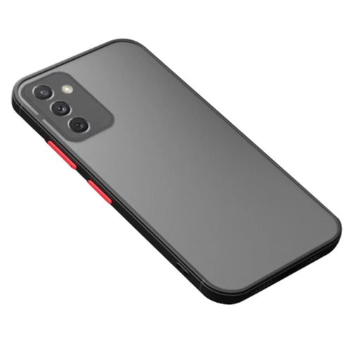 For Samsung Galaxy S24 FE Case TPU + PC Matte Anti Drop Phone Back Cover - Black - 1