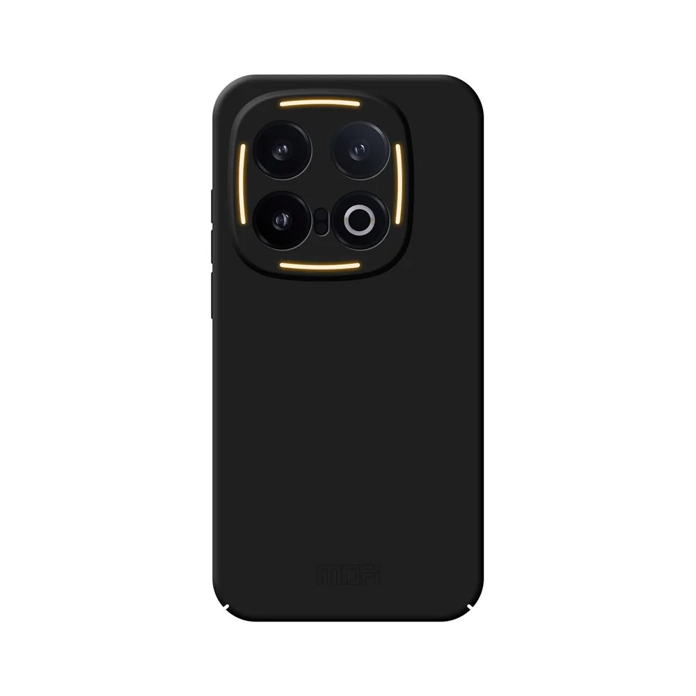 MOFI For vivo iQOO 13 5G Phone Case  JK Qin Series Skin-Touch Matte Anti-fingerprint Back Cover - Black - 1