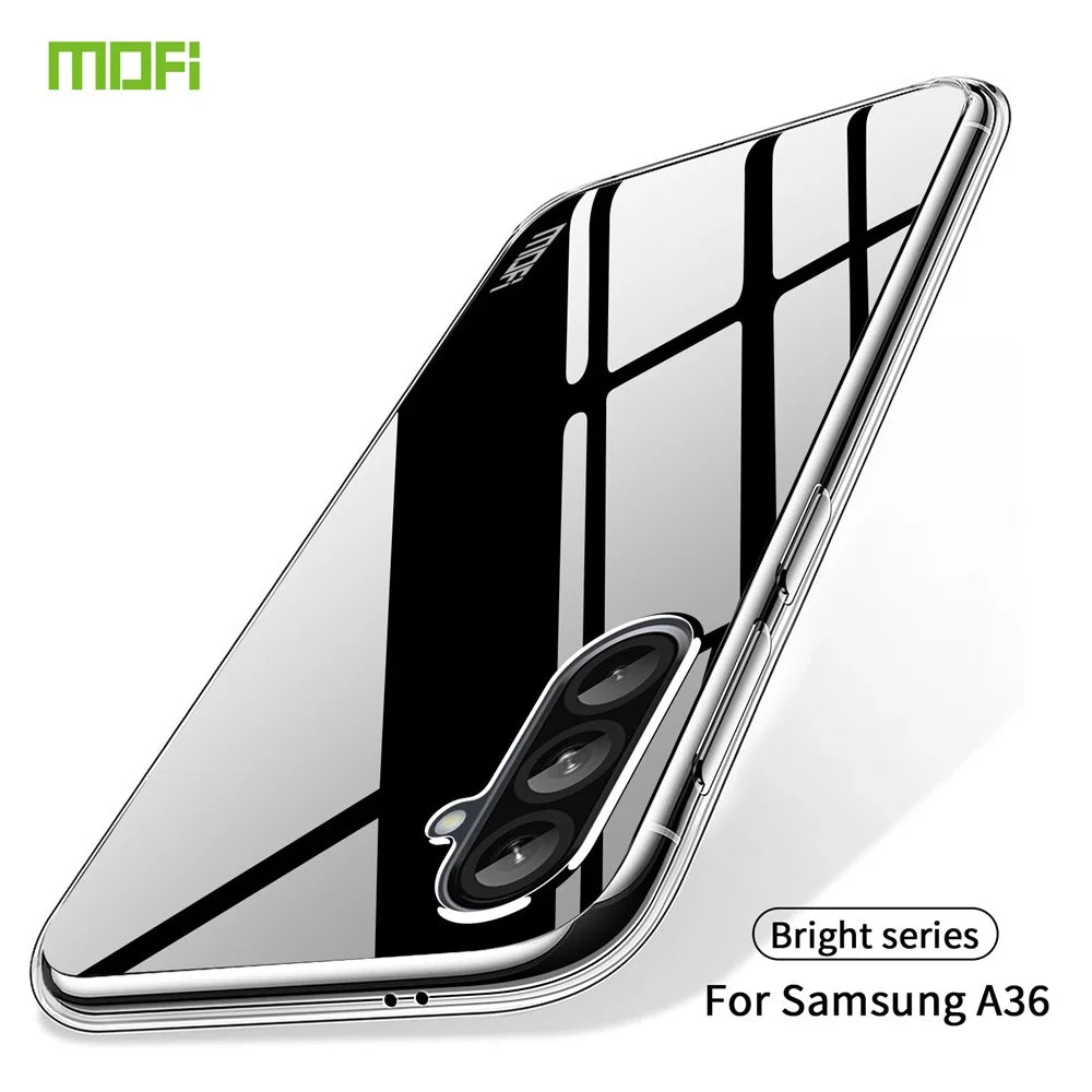 MOFI For Samsung Galaxy A36 5G Clear Phone Case  Ultra-Thin TPU Phone Back Cover - Transparent - 2