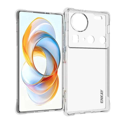 ENKAY HAT PRINCE For ZTE nubia Z70 Ultra 5G Clear Phone Case   Shockproof Anti-Slip TPU Cover - Transparent - 1