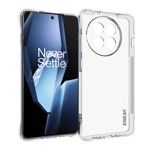 ENKAY HAT PRINCE For OnePlus Ace 5 Pro 5G / OnePlus Ace 5 5G Clear Phone Case   Shockproof Anti-slip TPU Cover - Transparent - 1