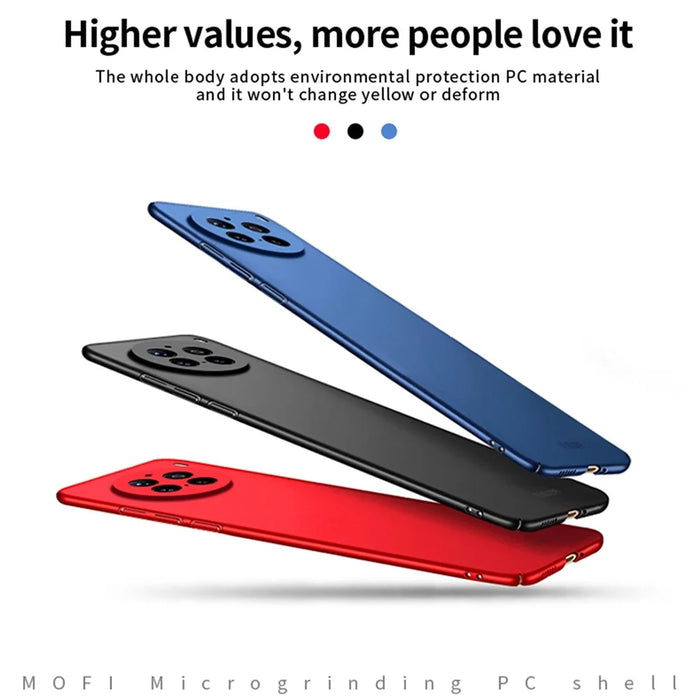 MOFI For vivo X200 Pro 5G Phone Case  Shield Matte Series Ultra Slim PC Protective Cover - Black - 3