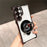 For Samsung Galaxy S23 Ultra Phone Case Gyroscope Kickstand Electroplating TPU PC Mobile Cover - Black - 1
