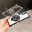 For Samsung Galaxy S23 Ultra Phone Case Gyroscope Kickstand Electroplating TPU PC Mobile Cover - Black - 6