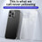 For iPhone 16 Pro Case Transparent Matte Hard PC Mobile Phone Cover - 6