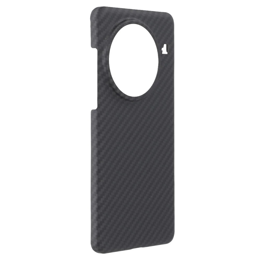 For OnePlus 13 Case 1500D Coarse Texture Aramid Fiber Thin Phone Cover (Big Lens Hole) - Black - 4