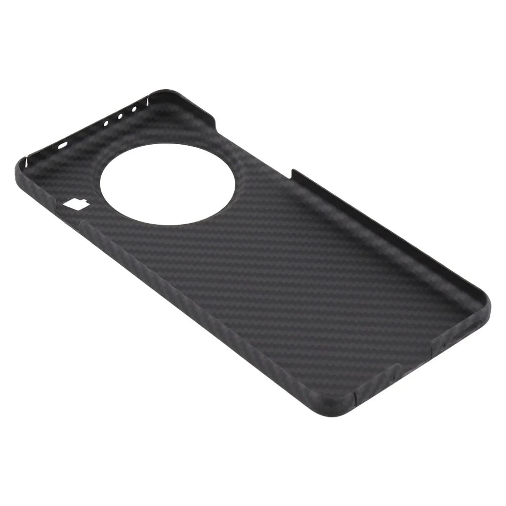 For OnePlus 13 Case 1500D Coarse Texture Aramid Fiber Thin Phone Cover (Big Lens Hole) - Black - 5