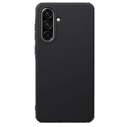 NILLKIN Frosted Shield Pro For Samsung Galaxy A36 5G Case Matte PC + TPU Phone Cover - Black - 1