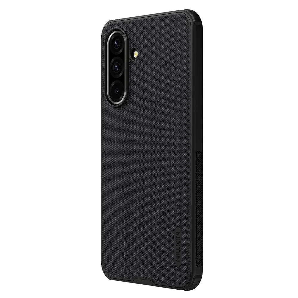 NILLKIN Frosted Shield Pro For Samsung Galaxy A36 5G Case Matte PC + TPU Phone Cover - Black - 3