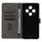 For Umidigi G100 Wallet Case RFID Blocking PU Leather Cover Stand View - Black - 5