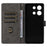 For Umidigi Note 100 Wallet Case RFID Blocking PU Leather Cover Stand View - Black - 5