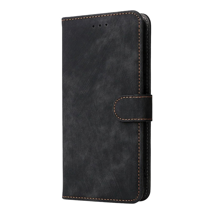 For Umidigi Note 100 Wallet Case RFID Blocking PU Leather Cover Stand View - Black - 7