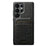 SUTENI H15 For Samsung Galaxy S25 Ultra Magnetic Case Detachable Card Holder Phone Cover - Black - 1