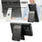 SUTENI H15 For Samsung Galaxy S25 Ultra Magnetic Case Detachable Card Holder Phone Cover - Black - 7