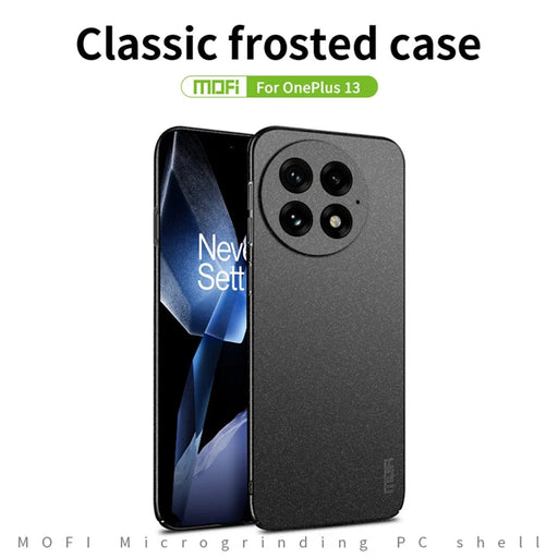 MOFI For OnePlus 13 PC Case  Shield Matte Series Slim Fit Phone Cover - Black - 2