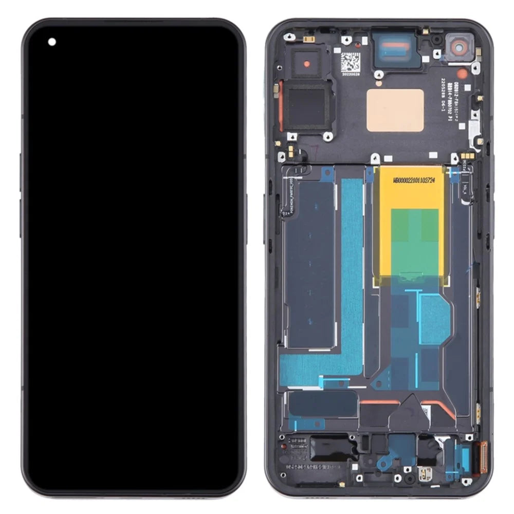 For Nothing Phone (1) 5G A063 OEM Grade S OLED Screen and Digitizer Assembly + Frame (Without Logo) - Black - 1