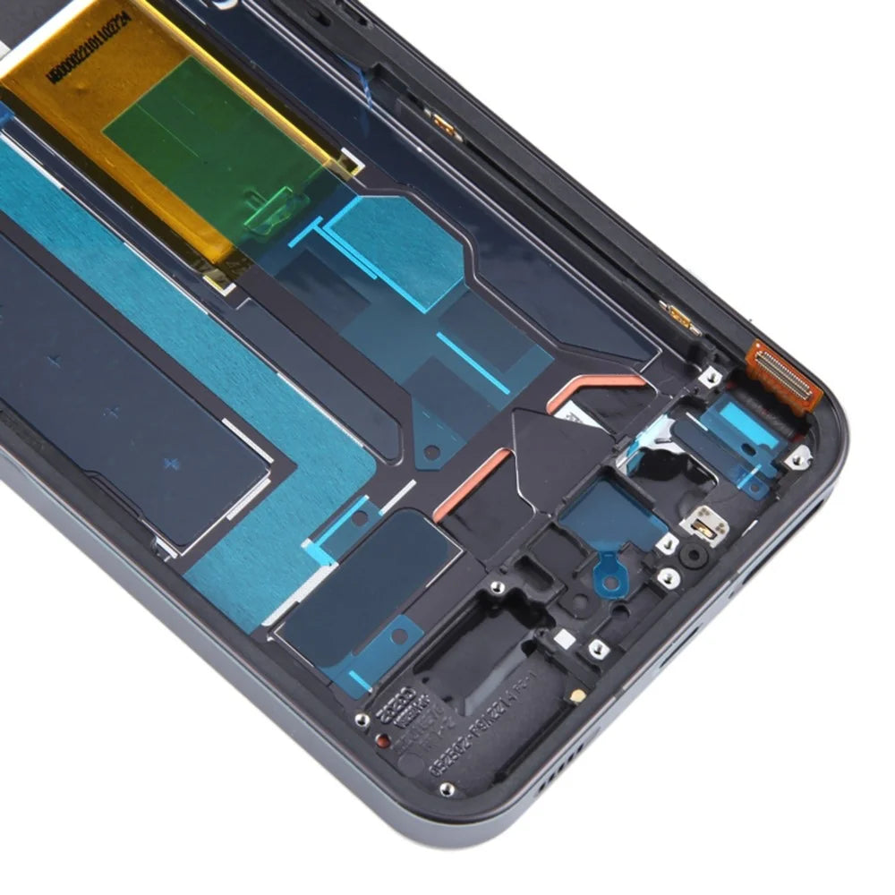 For Nothing Phone (1) 5G A063 OEM Grade S OLED Screen and Digitizer Assembly + Frame (Without Logo) - Black - 4