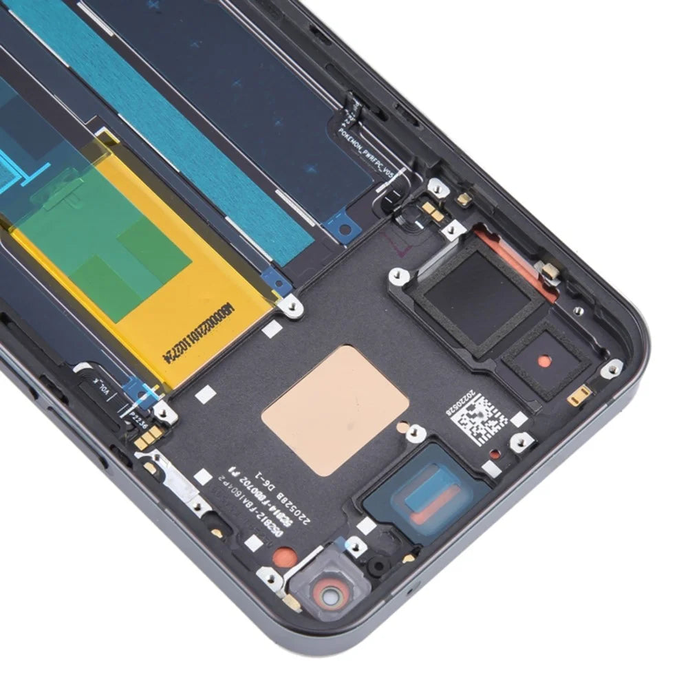 For Nothing Phone (1) 5G A063 OEM Grade S OLED Screen and Digitizer Assembly + Frame (Without Logo) - Black - 5