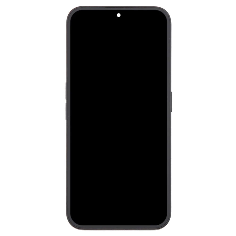 For Nothing Phone (2a) A142 OEM Grade S OLED Screen and Digitizer Assembly + Frame (Without Logo) - Black - 2