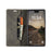 AUTSPACE For iPhone 16 Plus Wallet Case  A01 Leather Stand Cover with RFID Blocking Card Holder - Coffee - 3