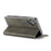 AUTSPACE For iPhone 16 Plus Wallet Case  A01 Leather Stand Cover with RFID Blocking Card Holder - Coffee - 4
