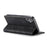 AUTSPACE For iPhone 16 Wallet Case  A01 Leather Stand Cover with RFID Blocking Card Holder - Black - 4