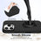 For iPhone 16 Pro Max Case Compatible with MagSafe Liquid Silicone Phone Cover with Camera Touch Control Button - Black - 5