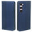 For Samsung Galaxy S23 Case Four Leaf Clover Leather Flip Phone Cover Stand Wallet - Blue - 1