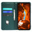For Samsung Galaxy A36 5G / A56 5G Case Four Leaf Clover Leather Flip Phone Cover Stand Wallet - Green - 2