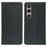 For Sony Xperia 1 V Case Four Leaf Clover Leather Flip Phone Cover Stand Wallet - Black - 1