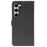 For Samsung Galaxy S23 Case Magnetic Clasp Four Leaf Clover Leather Phone Cover - Black - 6