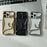 For iPhone 16 Pro Max Bumper Case 3D Snake Hollow TPU Phone Cover - Electroplated Gold - 3