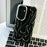 For Samsung Galaxy S25 Case Hollow Flame Design Electroplated TPU Phone Cover - Black - 2