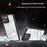 For iPhone 16 Pro Case Invisible Kickstand PC + TPU Anti Drop Phone Cover - Grey - 2
