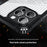 For iPhone 16 Pro Case Invisible Kickstand PC + TPU Anti Drop Phone Cover - Grey - 7