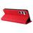 For Samsung Galaxy A36 5G Leather Wallet Cases Skin Touch Phone Cover Stand with Strap - Red - 4