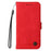 For Samsung Galaxy A36 5G Leather Wallet Cases Skin Touch Phone Cover Stand with Strap - Red - 6