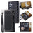Style 005 For Samsung Galaxy A26 5G Wallet Case Rhombus Stitching Line PU Leather Phone Cover - Black - 1